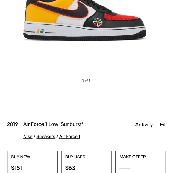 Nike Air Force 1 Low “Sunburst” - Picture 6 of 6